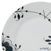 ロイヤルコペンハーゲン（Royal Copenhagen） ブラック フルーテッド メガ デザートプレート 22cm 2542622／1017470