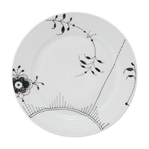 ロイヤルコペンハーゲン（Royal Copenhagen） ブラック フルーテッド メガ ディナープレート 27cm 2542627／1017471