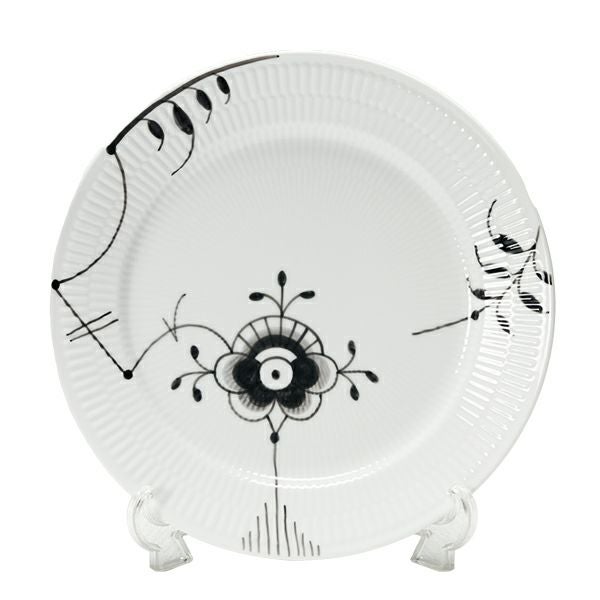 ロイヤルコペンハーゲン（Royal Copenhagen） ブラック フルーテッド メガ ディナープレート 27cm 2546627／1017473