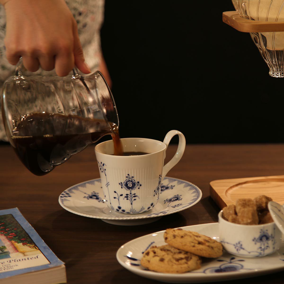 ロイヤルコペンハーゲン（Royal Copenhagen） ブルーエレメンツ カップ＆ソーサー 250ml 2589092／1017049