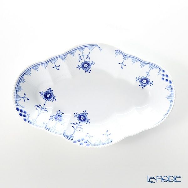 ロイヤルコペンハーゲン（Royal Copenhagen） ブルーエレメンツ オーバルディッシュ 23cm 2589353／1017050