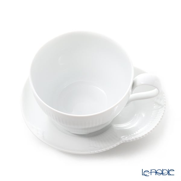 ロイヤルコペンハーゲン（Royal Copenhagen） エレメンツ ホワイト ティーカップ＆ソーサー 260ml 2597086／1026456