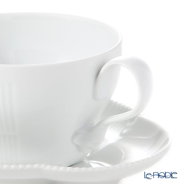 ロイヤルコペンハーゲン（Royal Copenhagen） エレメンツ ホワイト ティーカップ＆ソーサー 260ml 2597086／1026456