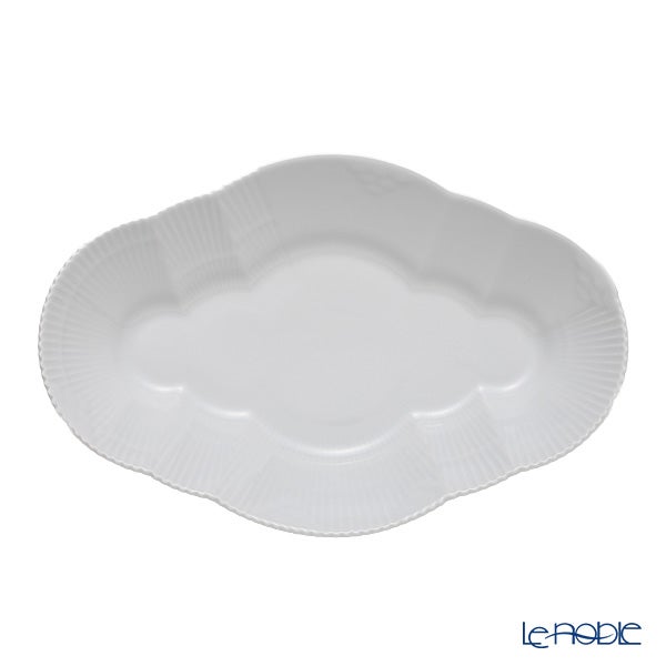 ロイヤルコペンハーゲン（Royal Copenhagen） エレメンツ ホワイト オーバルディッシュ 23cm 2597353／1017489