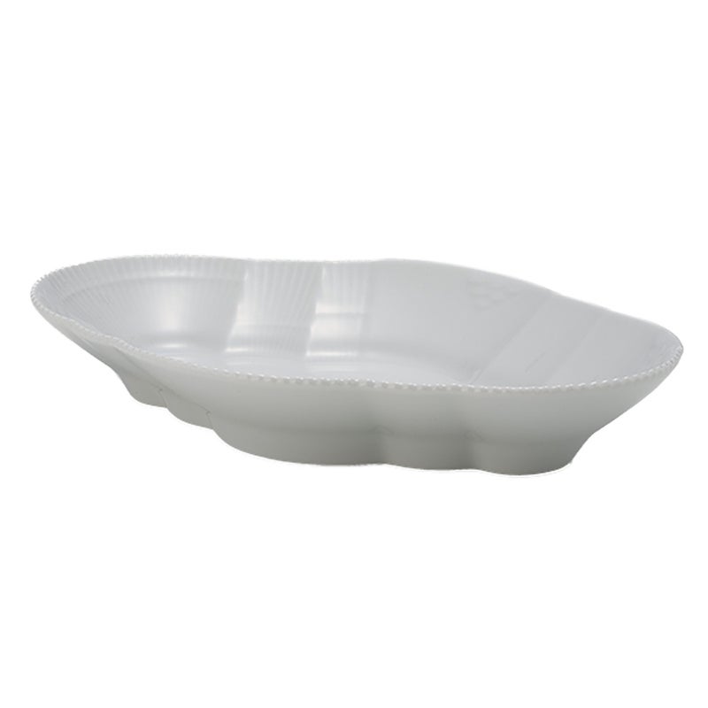 ロイヤルコペンハーゲン（Royal Copenhagen） エレメンツ ホワイト オーバルディッシュ 23cm 2597353／1017489