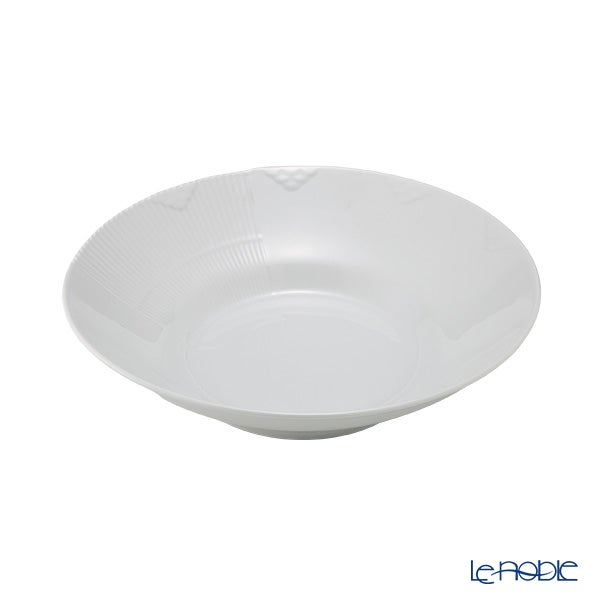 ロイヤルコペンハーゲン（Royal Copenhagen） エレメンツ ホワイト プレート（ディープ） 24cm 2597604／1017495