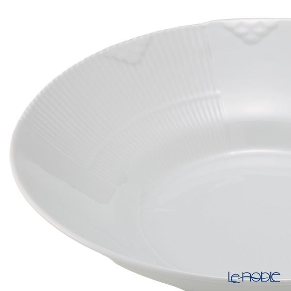 ロイヤルコペンハーゲン（Royal Copenhagen） エレメンツ ホワイト プレート（ディープ） 24cm 2597604／1017495