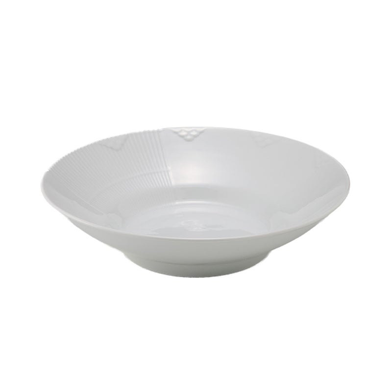 ロイヤルコペンハーゲン（Royal Copenhagen） エレメンツ ホワイト プレート（ディープ） 24cm 2597604／1017495