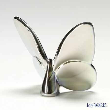 バカラ（Baccarat） オブジェ 2-609-987 ラッキーバタフライ スカラベブルー