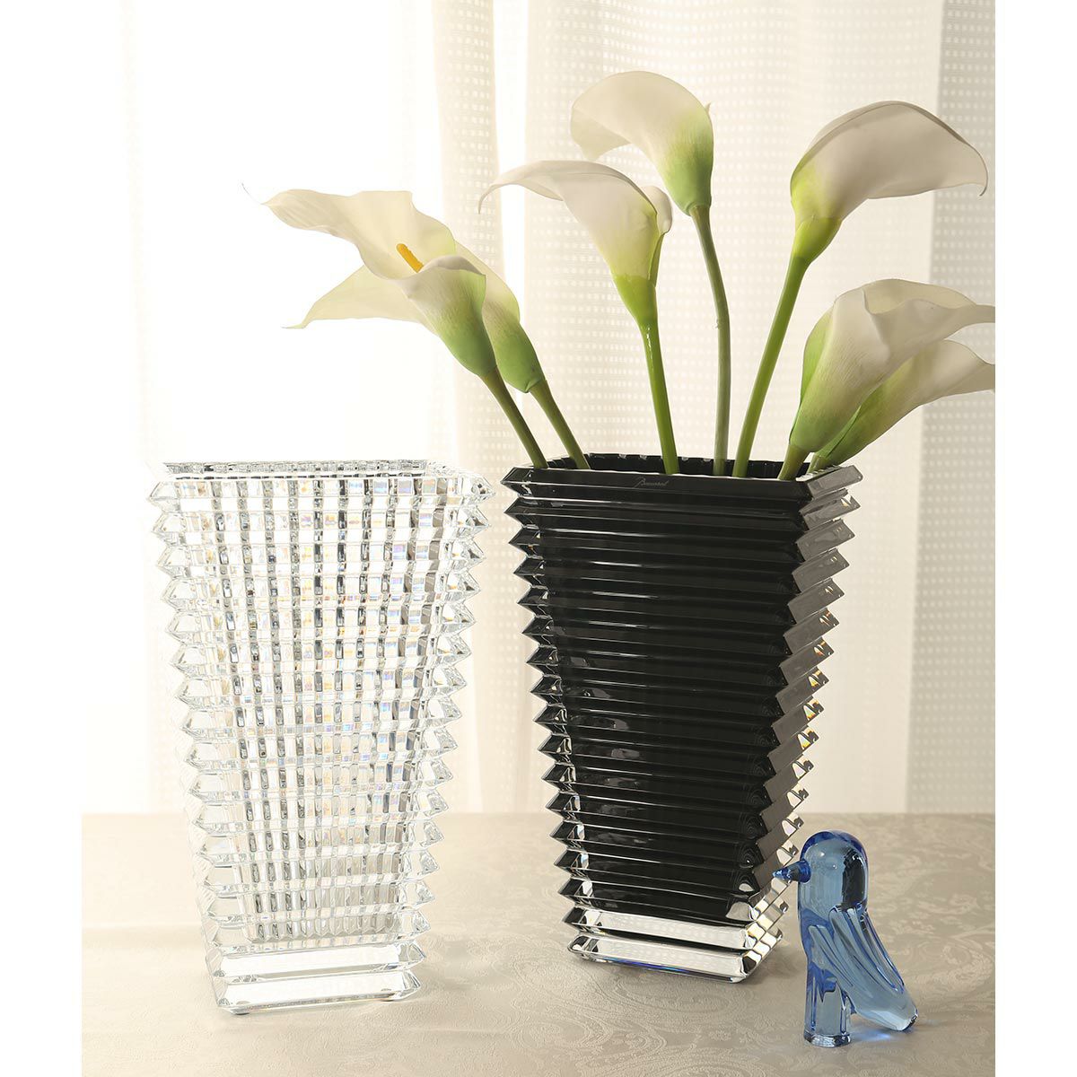 バカラ（Baccarat） EYE 2-612-990 ベース（花瓶） スクエア L 30cm