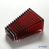 バカラ（Baccarat） EYE 2-802-298 ベース（花瓶） スクエア S 20cm レッド