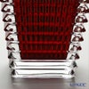 バカラ（Baccarat） EYE 2-802-298 ベース（花瓶） スクエア S 20cm レッド