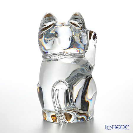 バカラ（Baccarat） オブジェ 2-803-413 まねき猫 25cm