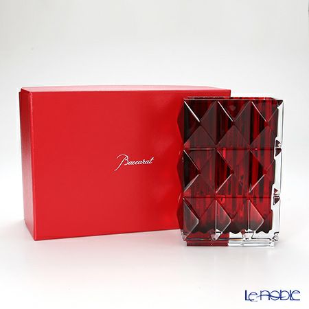 バカラ（Baccarat） EYE 2-807-199 ベース（花瓶） 15cm レッド