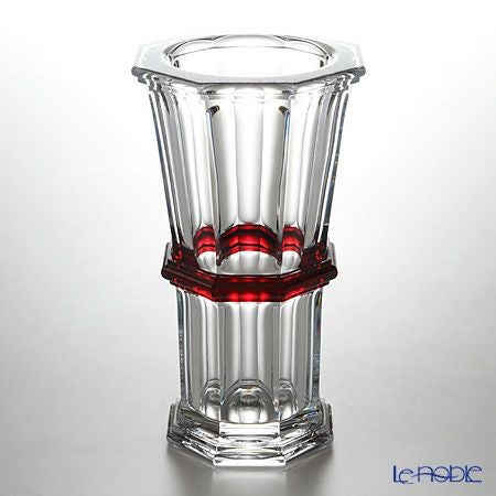 バカラ（Baccarat） アルクール 2-809-144 ストレートベース（花瓶） 32cm レッド