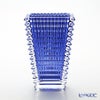 バカラ（Baccarat） EYE 2-811-104 ベース（花瓶） スクエア S 20cm ブルー