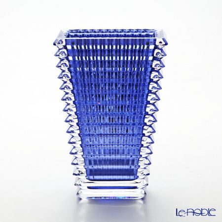 バカラ（Baccarat） EYE 2-811-104 ベース（花瓶） スクエア S 20cm ブルー