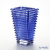 バカラ（Baccarat） EYE 2-811-104 ベース（花瓶） スクエア S 20cm ブルー