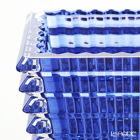 バカラ（Baccarat） EYE 2-811-106 ベース（花瓶） スクエア L 30cm ブルー