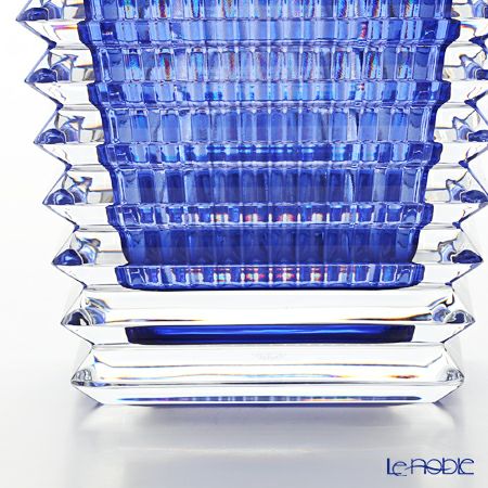 バカラ（Baccarat） EYE 2-811-106 ベース（花瓶） スクエア L 30cm ブルー