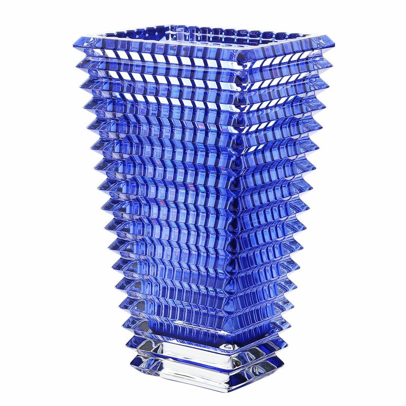 バカラ（Baccarat） EYE 2-811-106 ベース（花瓶） スクエア L 30cm ブルー