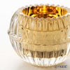 バカラ（Baccarat） ミルニュイ 2-812-544 キャンドルホルダー（キャンドル付）ゴールド 6.5cm