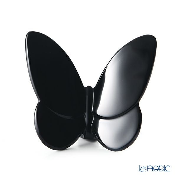 バカラ（Baccarat）オブジェ 2-813-514 ラッキーバタフライ ブラック