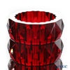 バカラ（Baccarat） ルクソール ベース（花瓶） 23cm レッド 2-813-624（ラッカージュ仕上げ）