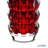 バカラ（Baccarat） ルクソール ベース（花瓶） 23cm レッド 2-813-624（ラッカージュ仕上げ）