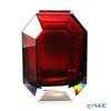 バカラ（Baccarat） オクトゴン 2-813-754 ベース（花瓶） レッド 25cm（ラッカージュ仕上げ）