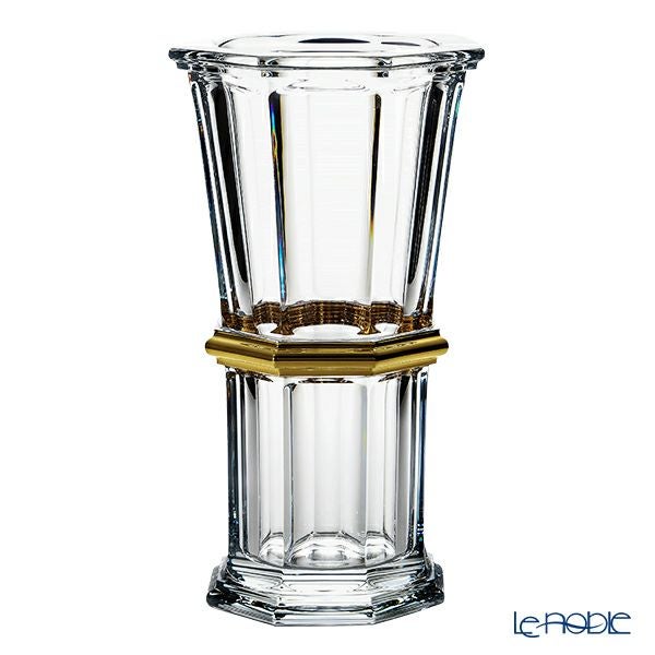 バカラ（Baccarat） アルクール 2-814-497 ストレートベース（花瓶） 32cm ゴールド