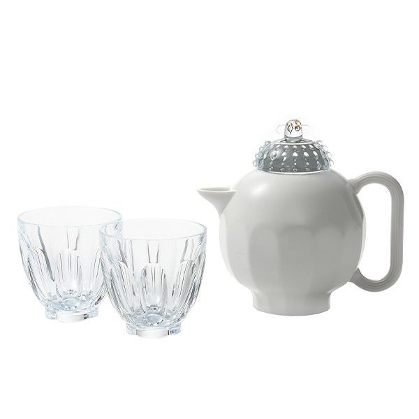 バカラ（Baccarat） ファウナクリストポリス アルクール 2-814-578 タンブラー2 ＆ ポット1 ティー3点セット ハイメ・アジョン デザイン