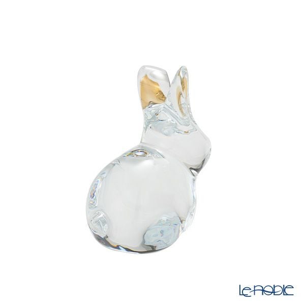 バカラ（Baccarat） オブジェ 2-814-806 ラビット ゴールド 7.5cm
