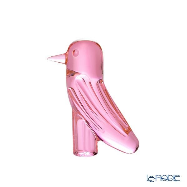 バカラ（Baccarat）ファウナクリストポリス 2-815-007 鳥／トリ ピンク 11.5cm ハイメ・アジョン デザイン