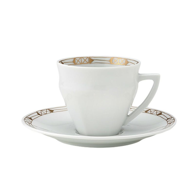 バカラ（Baccarat）ポーセリンコレクション タリランド 2-817-030 コーヒーカップ＆ソーサー ゴールド ※磁器製※