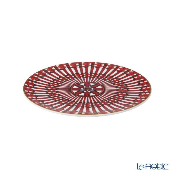 バカラ（Baccarat）ポーセリンコレクション アルカディア 2-817-035 プレート 16cm レッド ※磁器製※