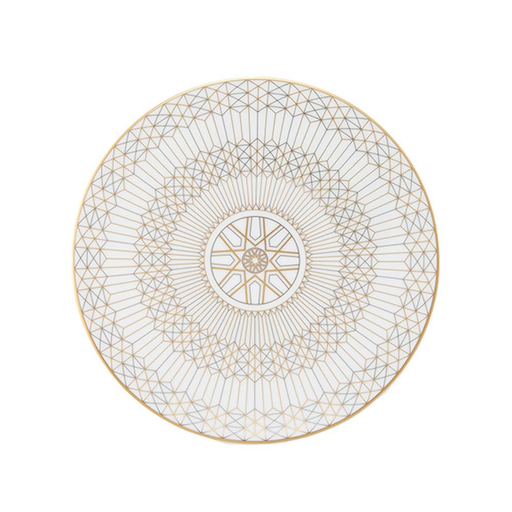 バカラ（Baccarat）ポーセリンコレクション アルカディア 2-817-040 プレート 16cm ゴールド ※磁器製※