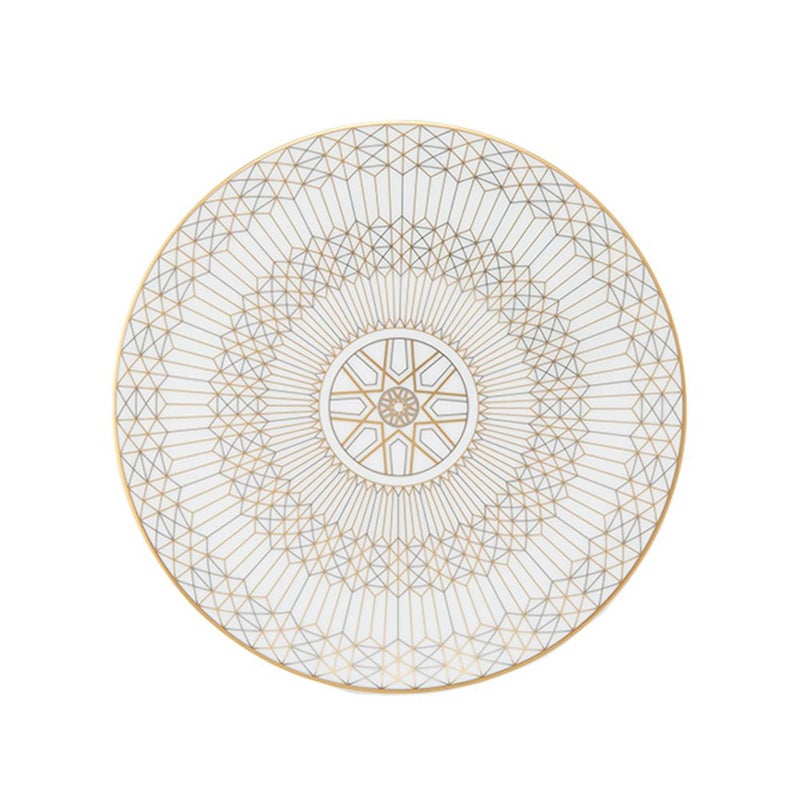 バカラ（Baccarat）ポーセリンコレクション アルカディア 2-817-040 プレート 16cm ゴールド ※磁器製※
