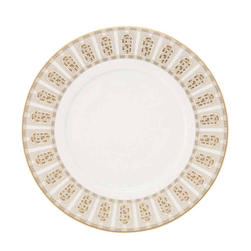 バカラ（Baccarat）ポーセリンコレクション アルカディア 2-817-041 プレート 21cm ゴールド ※磁器製※