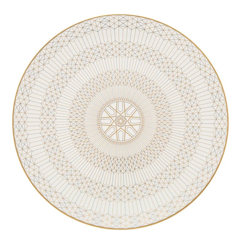 バカラ（Baccarat）ポーセリンコレクション アルカディア 2-817-043 プレート 31cm ゴールド ※磁器製※