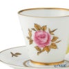 【1点限り】オールドノリタケ 金彩 薔薇文 デミタスカップ＆ソーサー 黄色