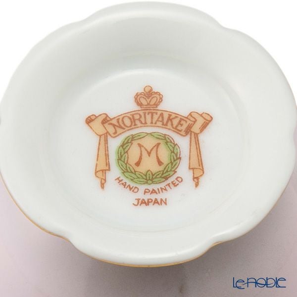 【1点限り】オールドノリタケ 金彩ピンク地 薔薇文 デミタスセット 5客揃え 15pcs 花型