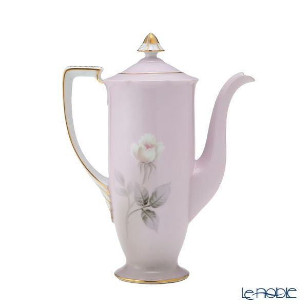 【1点限り】オールドノリタケ 金彩ピンク地 薔薇文 デミタスセット 5客揃え 15pcs 花型