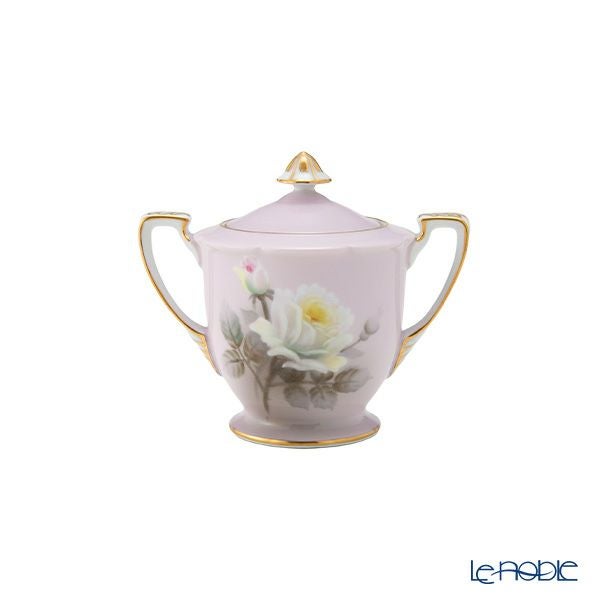 【1点限り】オールドノリタケ 金彩ピンク地 薔薇文 デミタスセット 5客揃え 15pcs 花型