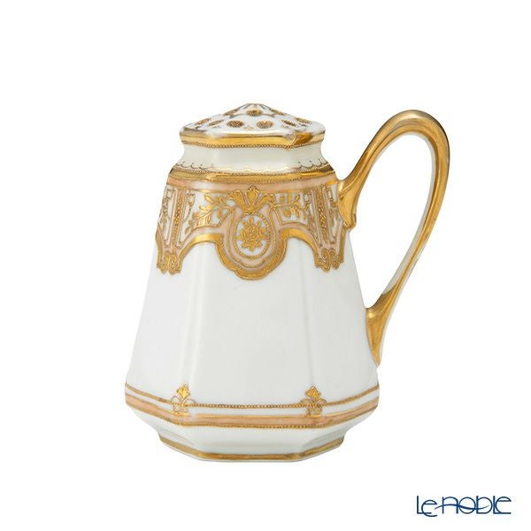 【1点限り】オールドノリタケ 金点盛り 薔薇・葉模様 シェイカー 片手付