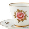 【1点限り】オールドノリタケ 金彩 薔薇文 デミタスカップ＆ソーサー 黄緑