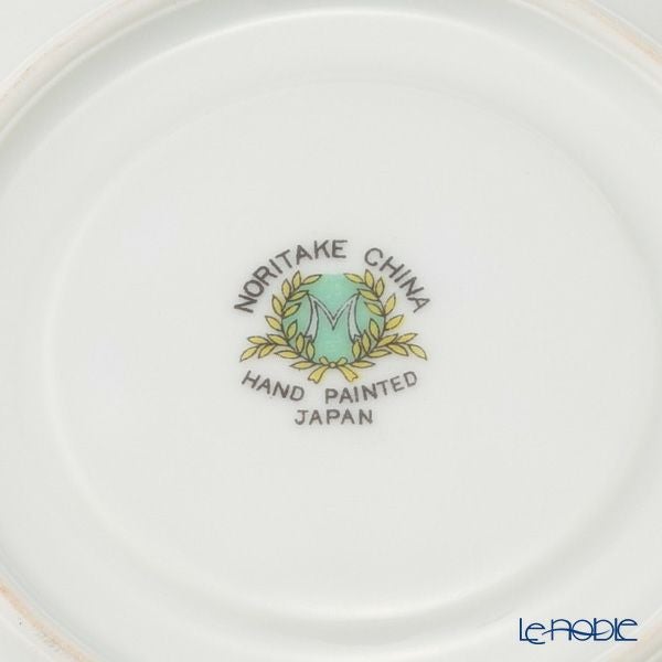【1点限り】オールドノリタケ 金彩 薔薇文 デミタスカップ＆ソーサー 水色