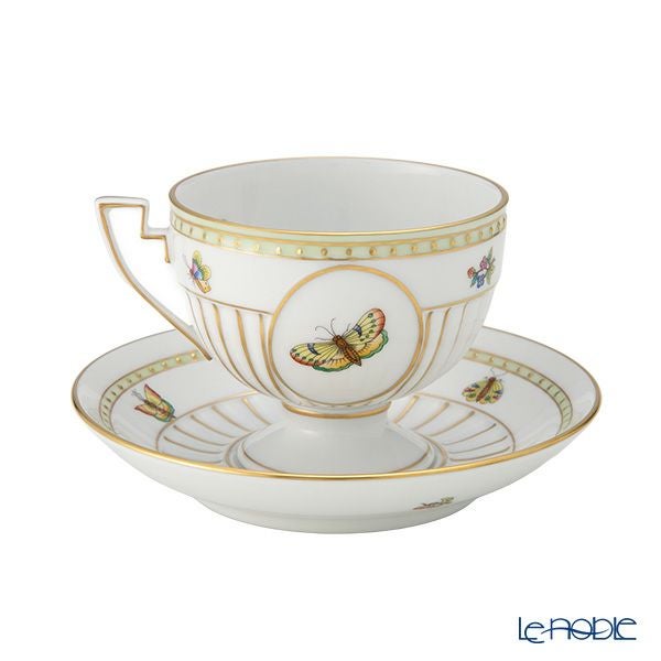 ヘレンド (HEREND) ヴィクトリア・ブーケ VBO ティーカップ＆ソーサー 04459-0-00