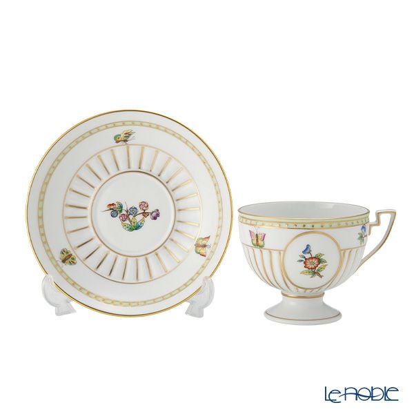 ヘレンド (HEREND) ヴィクトリア・ブーケ VBO ティーカップ＆ソーサー 04459-0-00