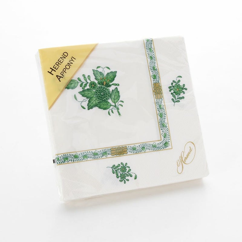 ヘレンド (HEREND) アポニーグリーン ペーパーナプキン 20枚セット